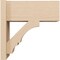 Ekena Millwork 7 1/2-in W x 16-in D x 16-in H Balboa Block Rough Cedar Woodgrain TimberThane Outlooker, Primed Tan OUTUR075X16X16BOA44RCPR - alternate 3